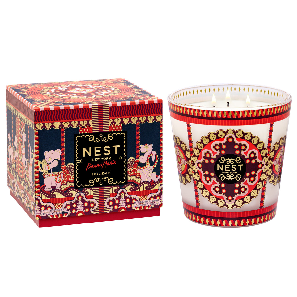 Nest - Holiday x Pierre Marie 3 Wick Candle