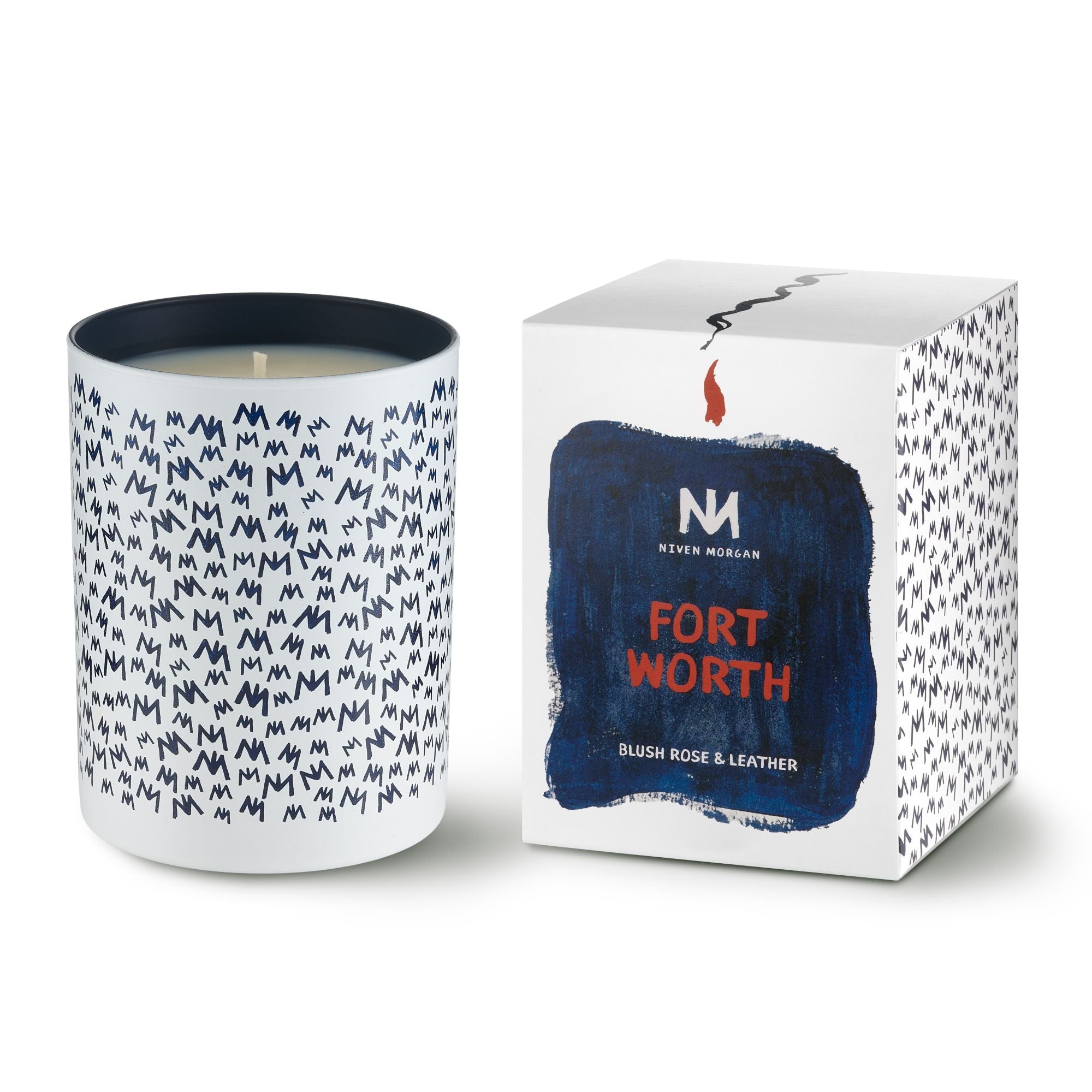 Niven Morgan - Fort Worth (Blush Rose & Leather) Candle