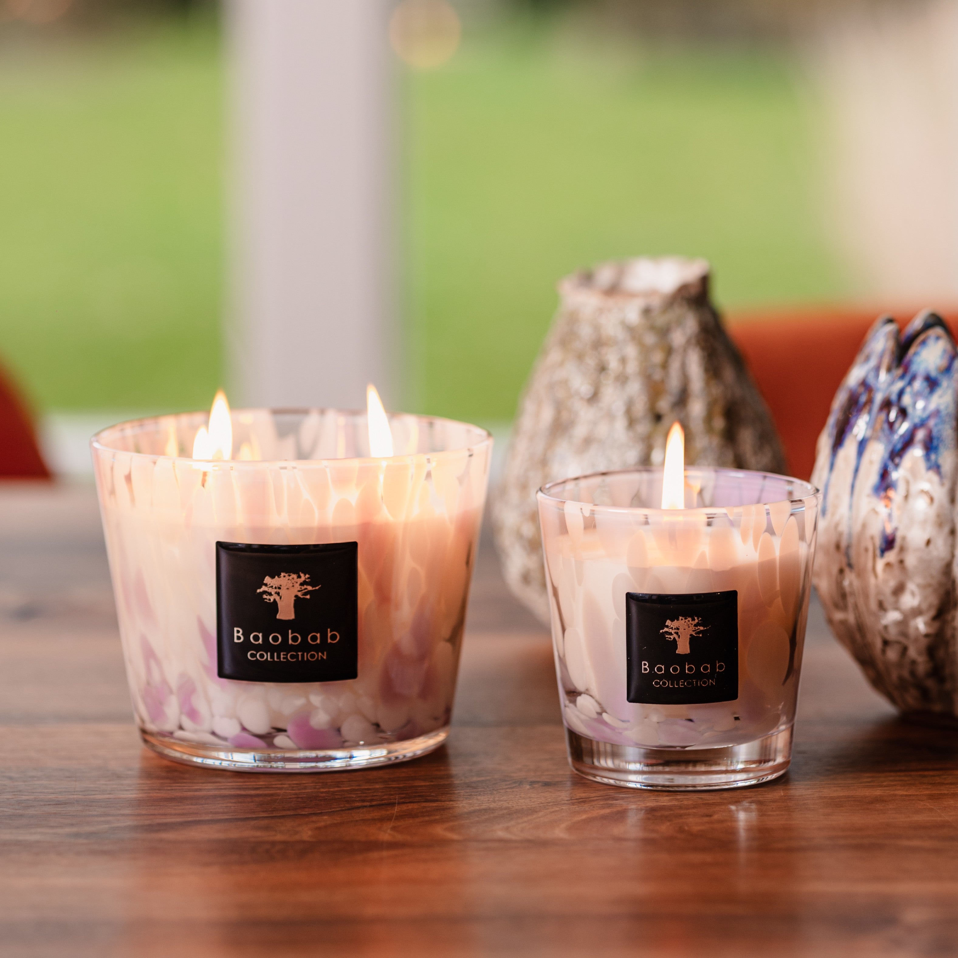 Baobab Collection - White Pearls Max10 Classique Candle