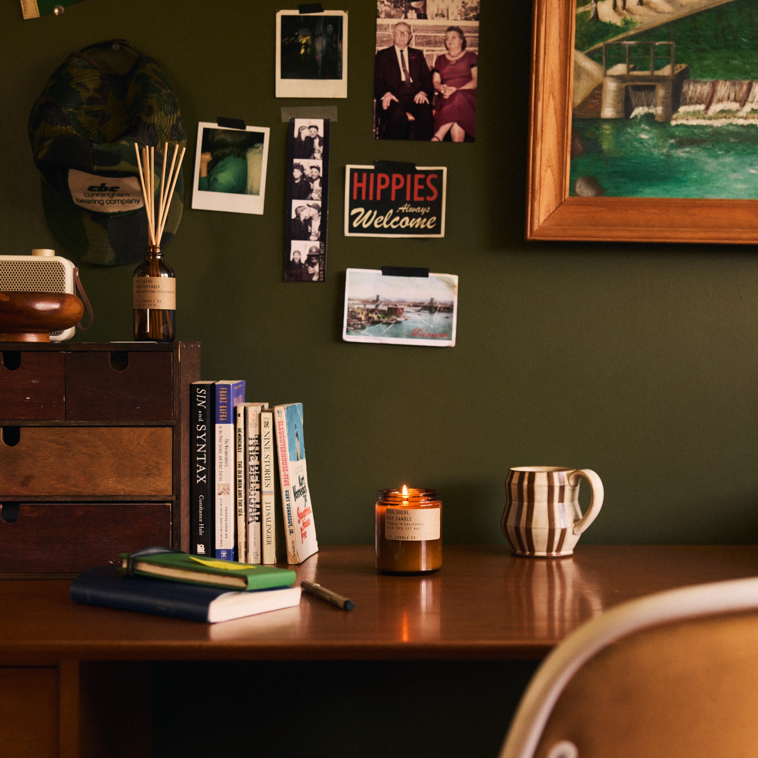 P.F. Candle Co. - Iris Suede Candle