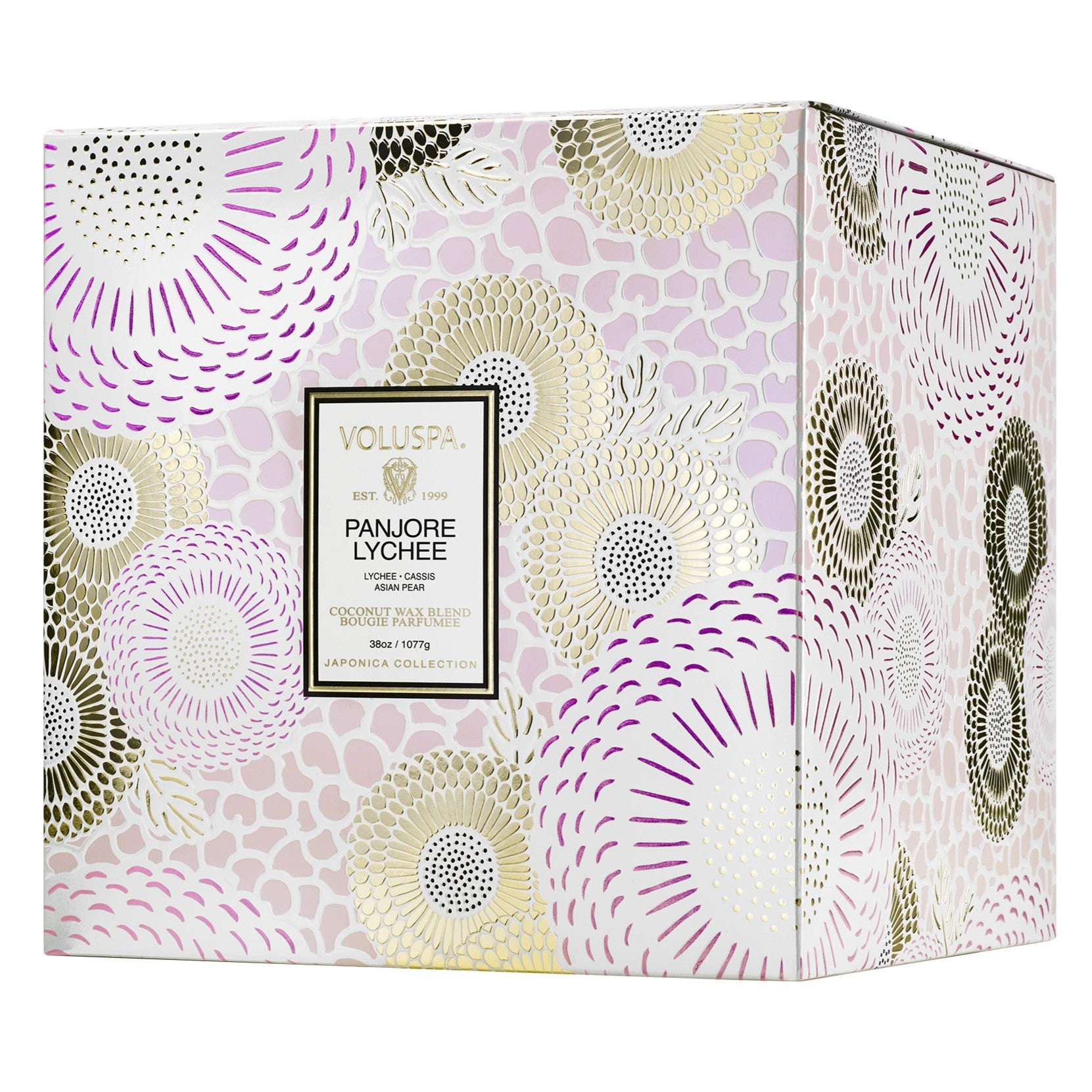 Voluspa - Panjore Lychee 3 Wick Hearth Candle