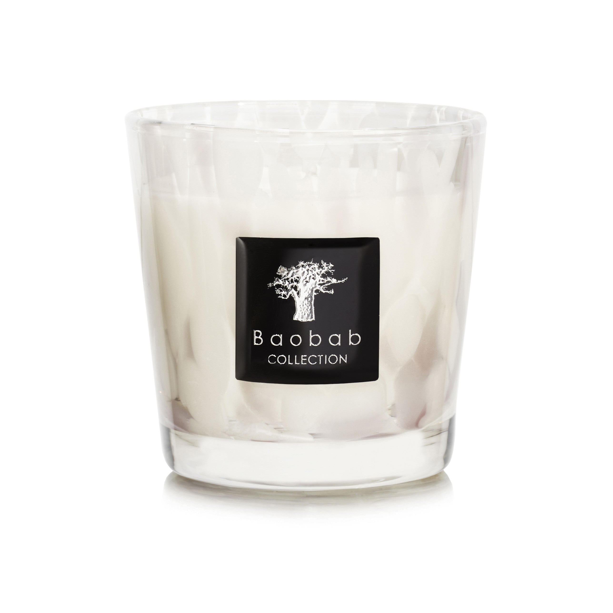 Baobab Collection - White Pearls Max08 Petite Candle