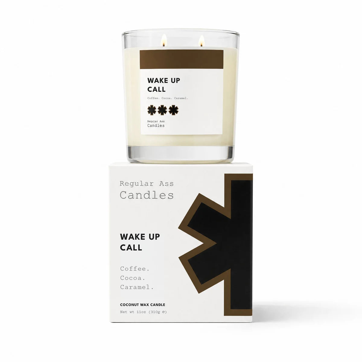 Regular Ass Candles - Wake Up Call (Coffee + Cocoa + Caramel) Candle