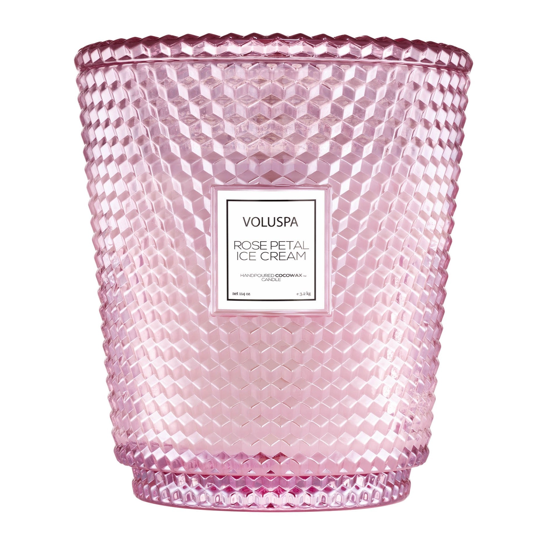 Voluspa - Rose Petal Ice Cream 5 Wick Hearth Candle