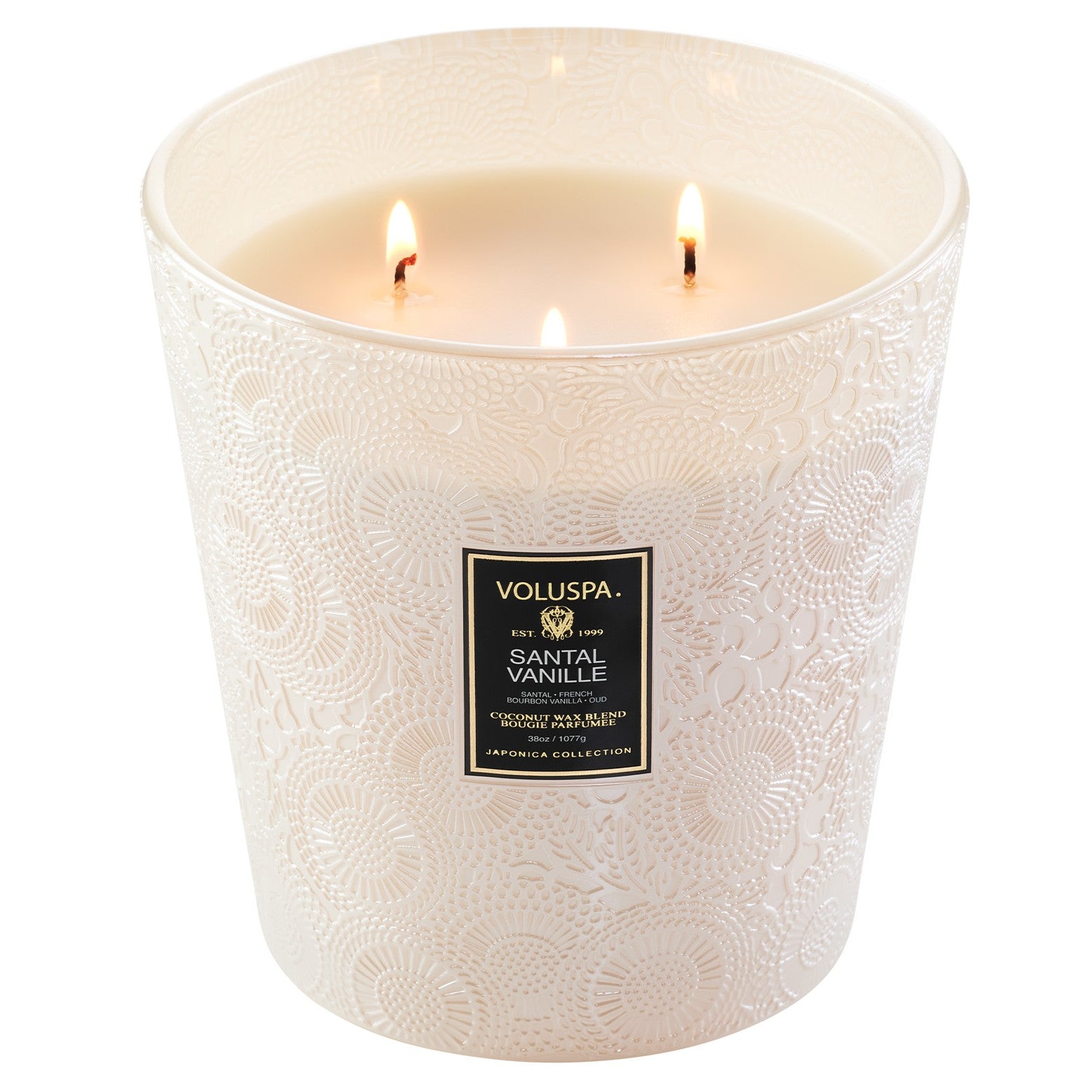 Voluspa - Santal Vanille 3 Wick Hearth Candle