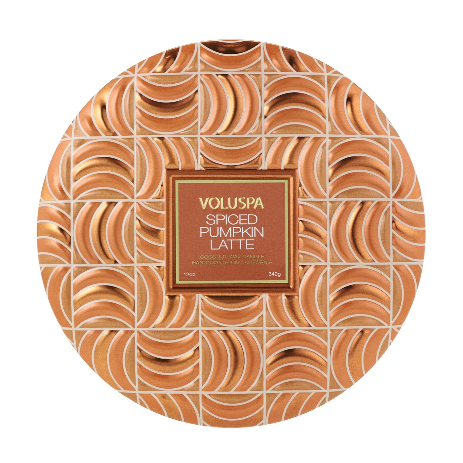 Voluspa - Spiced Pumpkin Latte 3 Wick Tin Candle