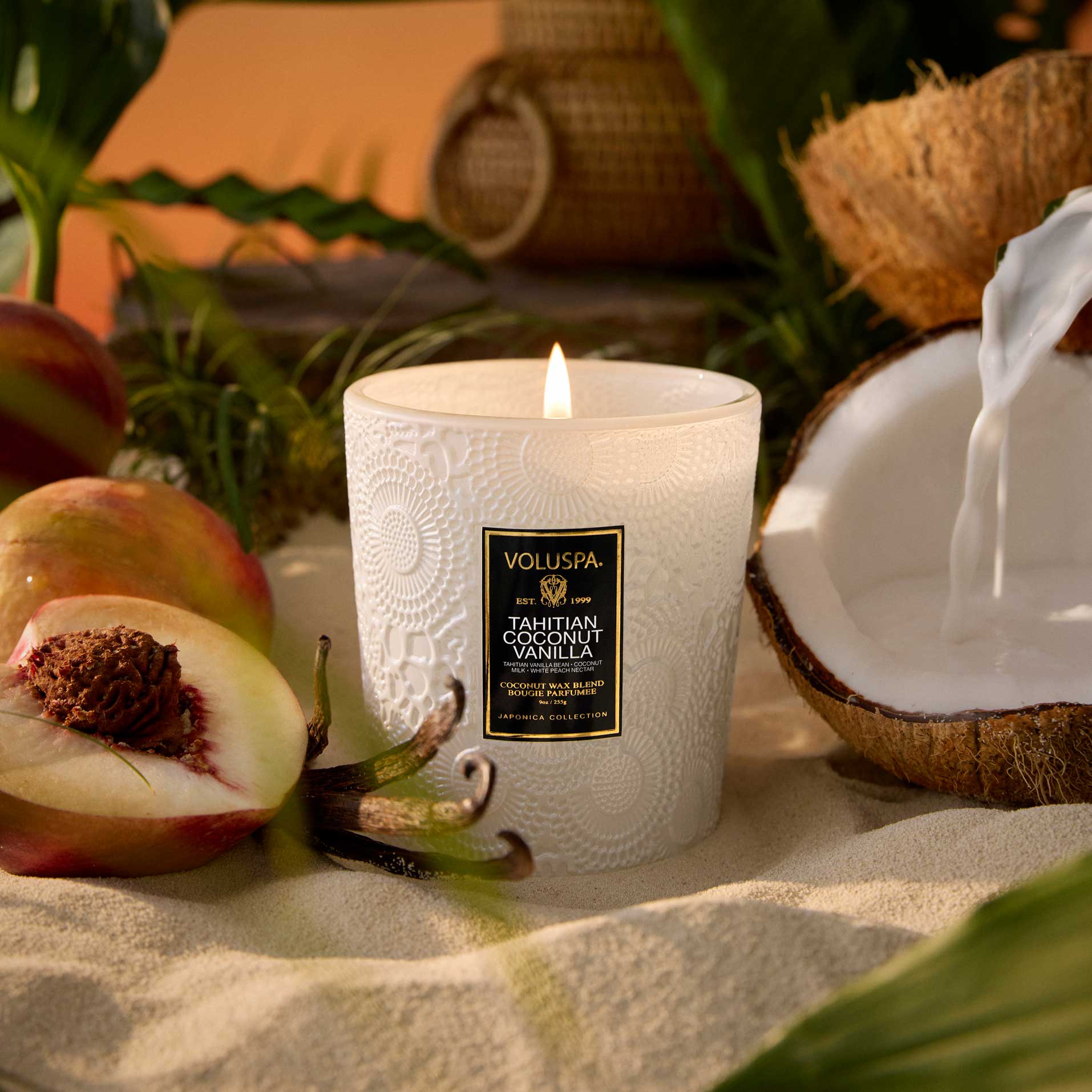 Voluspa - Tahitian Coconut Vanilla Classic Candle