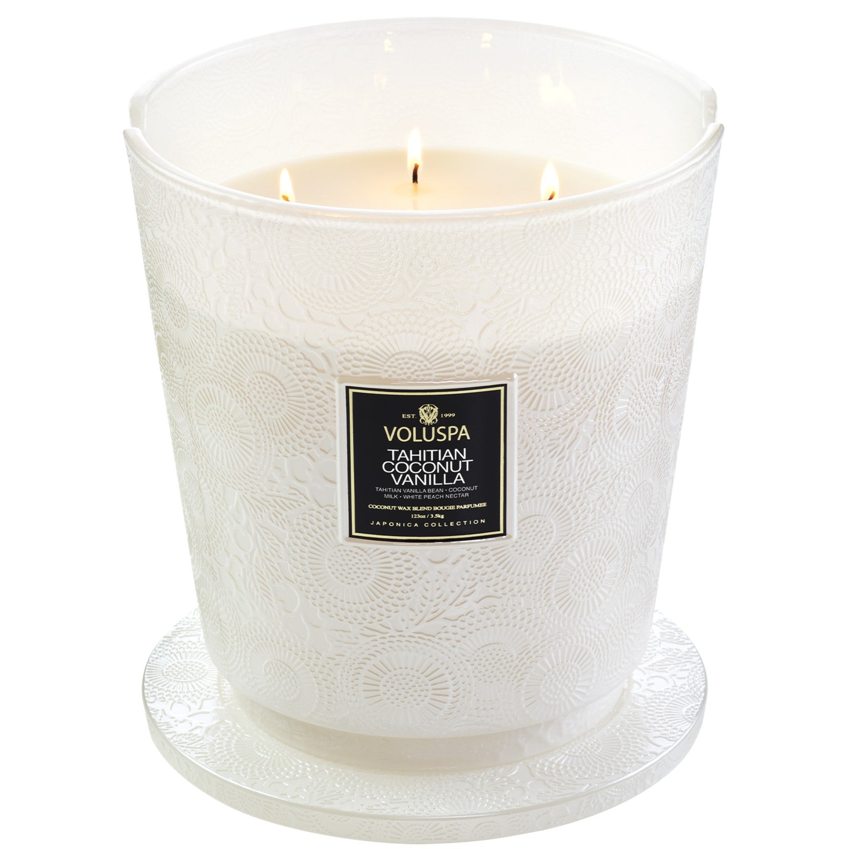 Voluspa - Tahitian Coconut Vanilla 5 Wick Hearth Candle