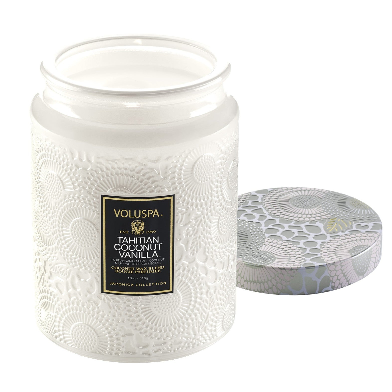 Voluspa - Tahitian Coconut Large Jar Candle