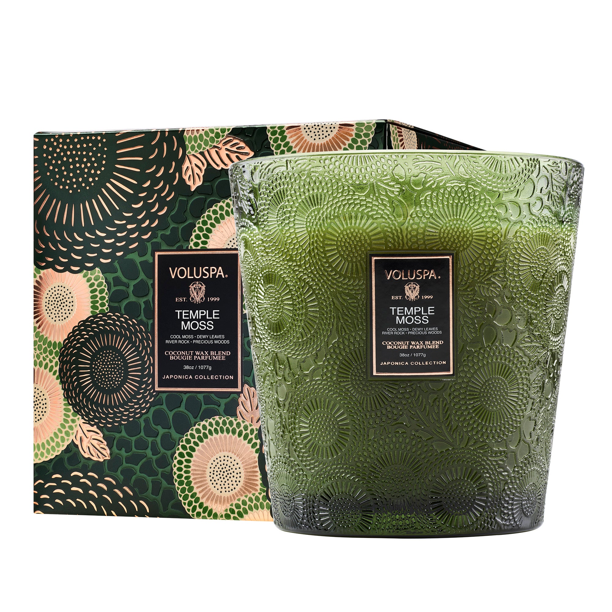 Voluspa - Temple Moss 3 Wick Hearth Candle