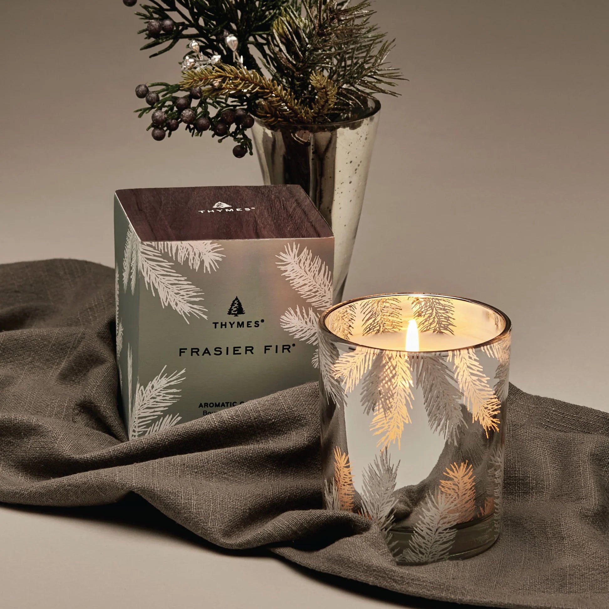 Thymes - Frasier Fir Statement Boxed Candle 6.5oz.