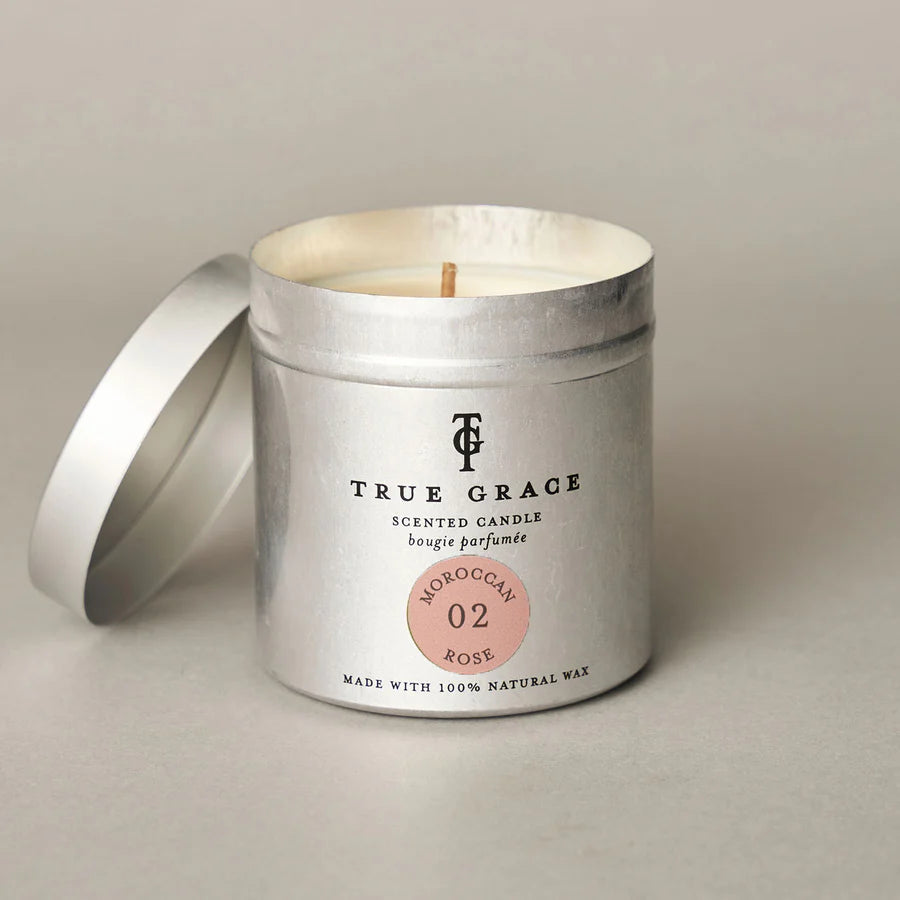 True Grace - Moroccan Rose Tin Candle
