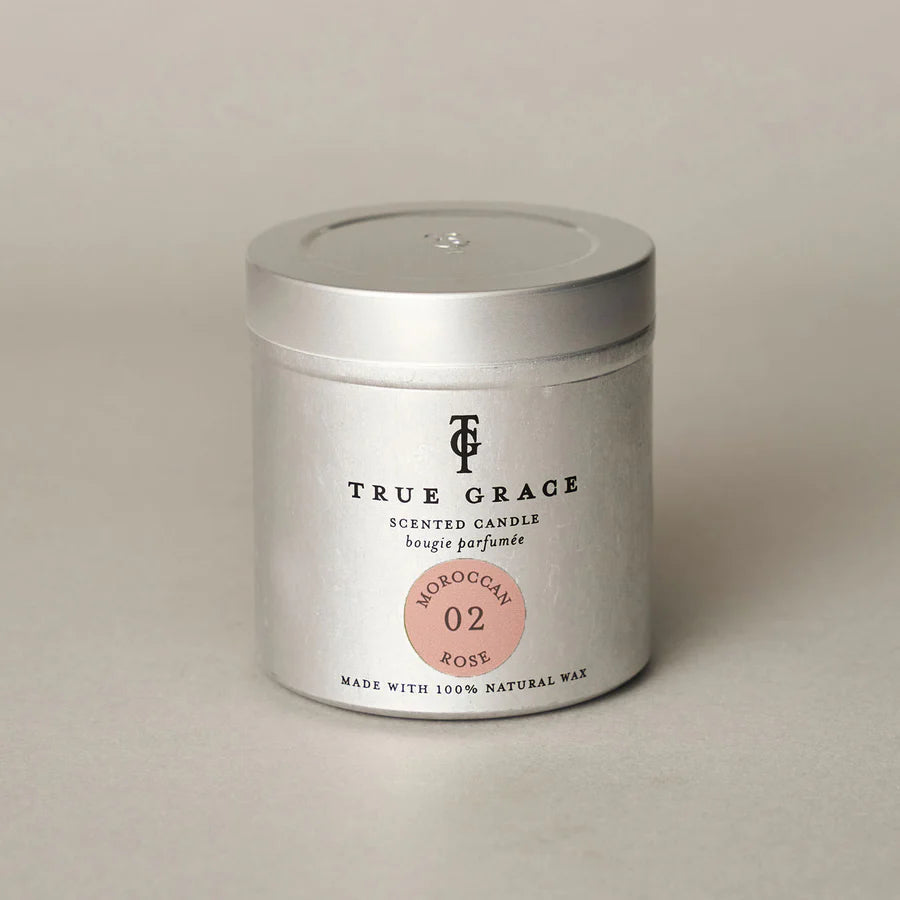 True Grace - Moroccan Rose Tin Candle