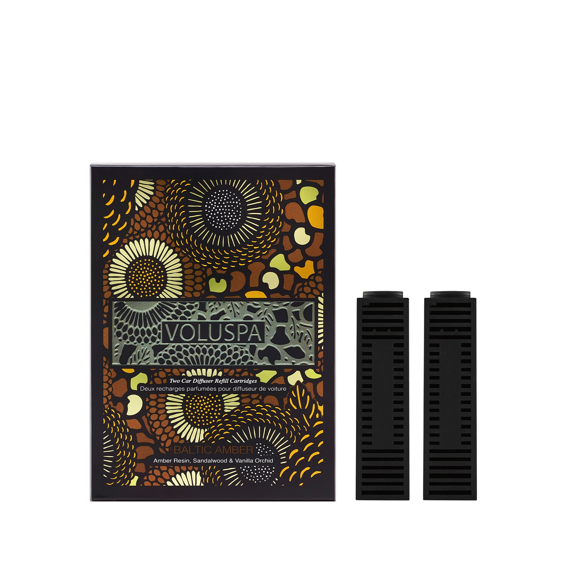 Voluspa - Baltic Amber Car Diffuser Twin Refills