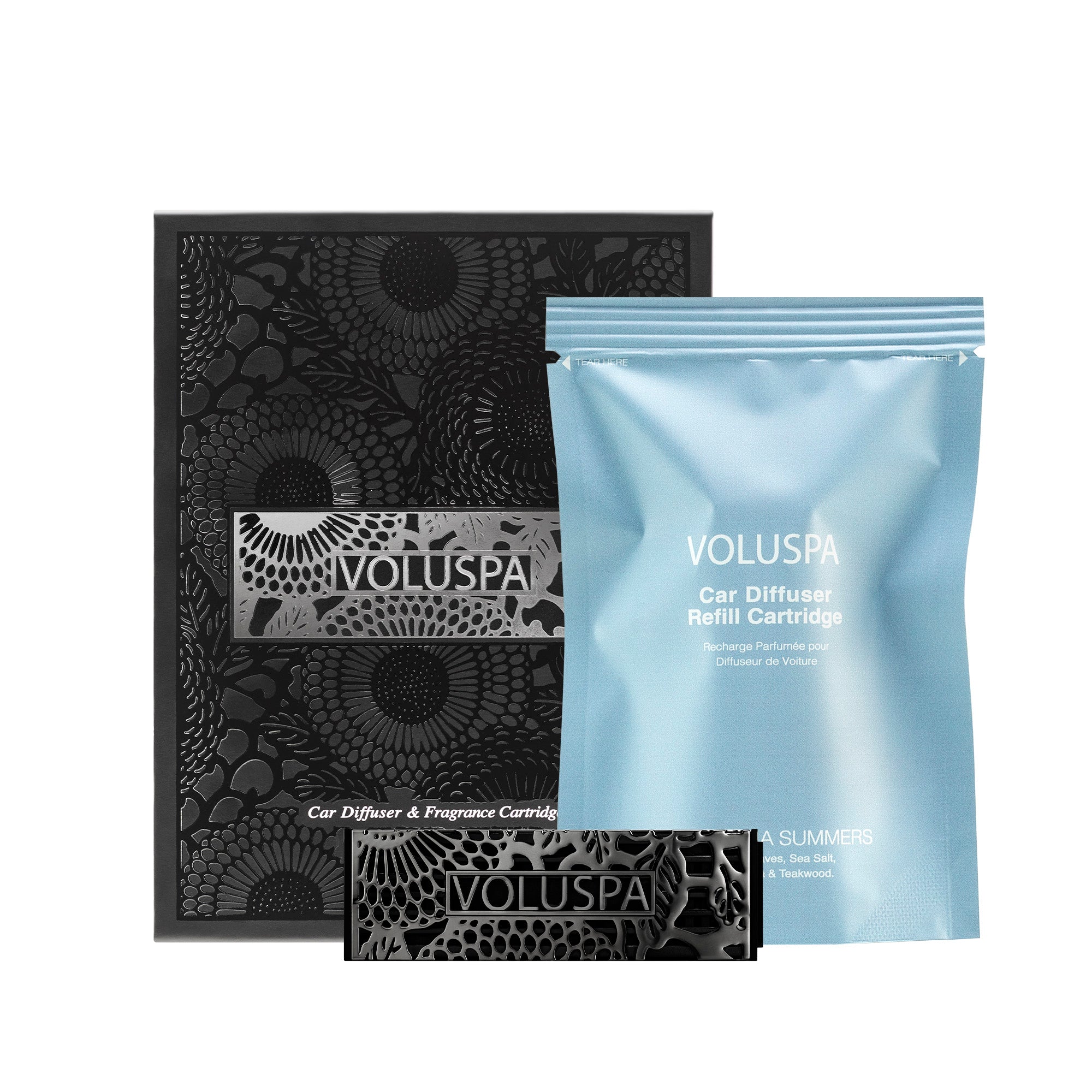 Voluspa - California Summers Car Diffuser Starter Kit