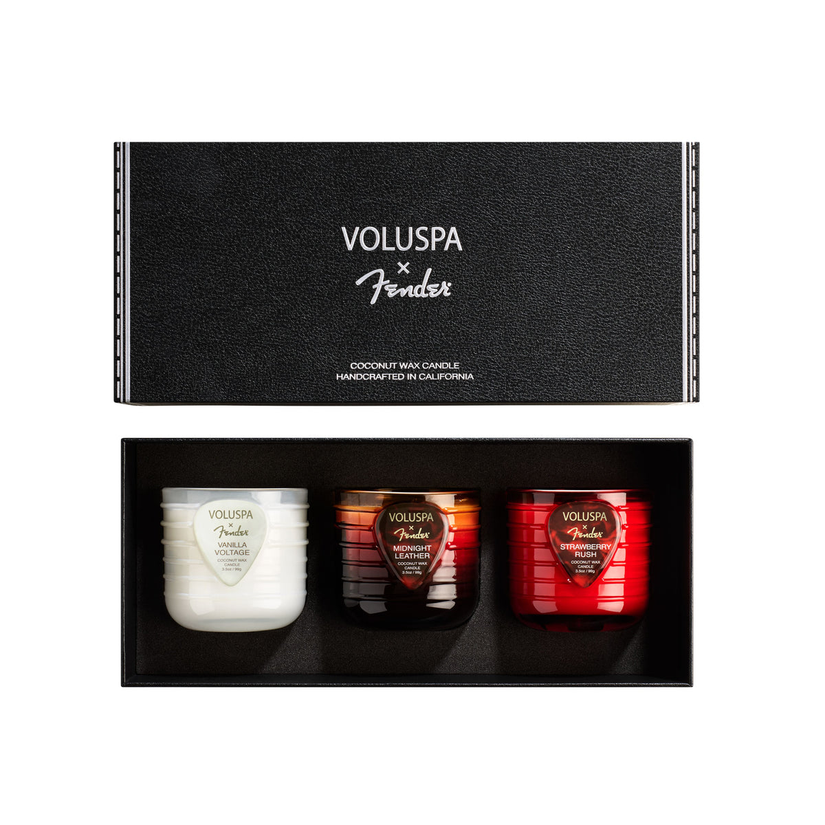 Voluspa - Fender Three Cord Candle Gift Set