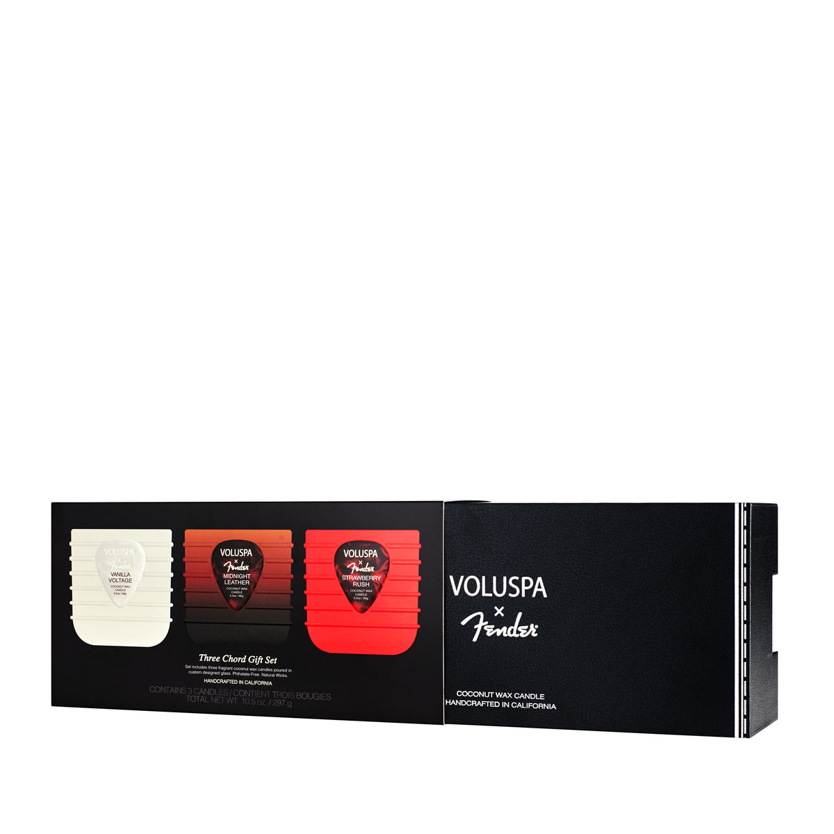 Voluspa - Fender Three Cord Candle Gift Set