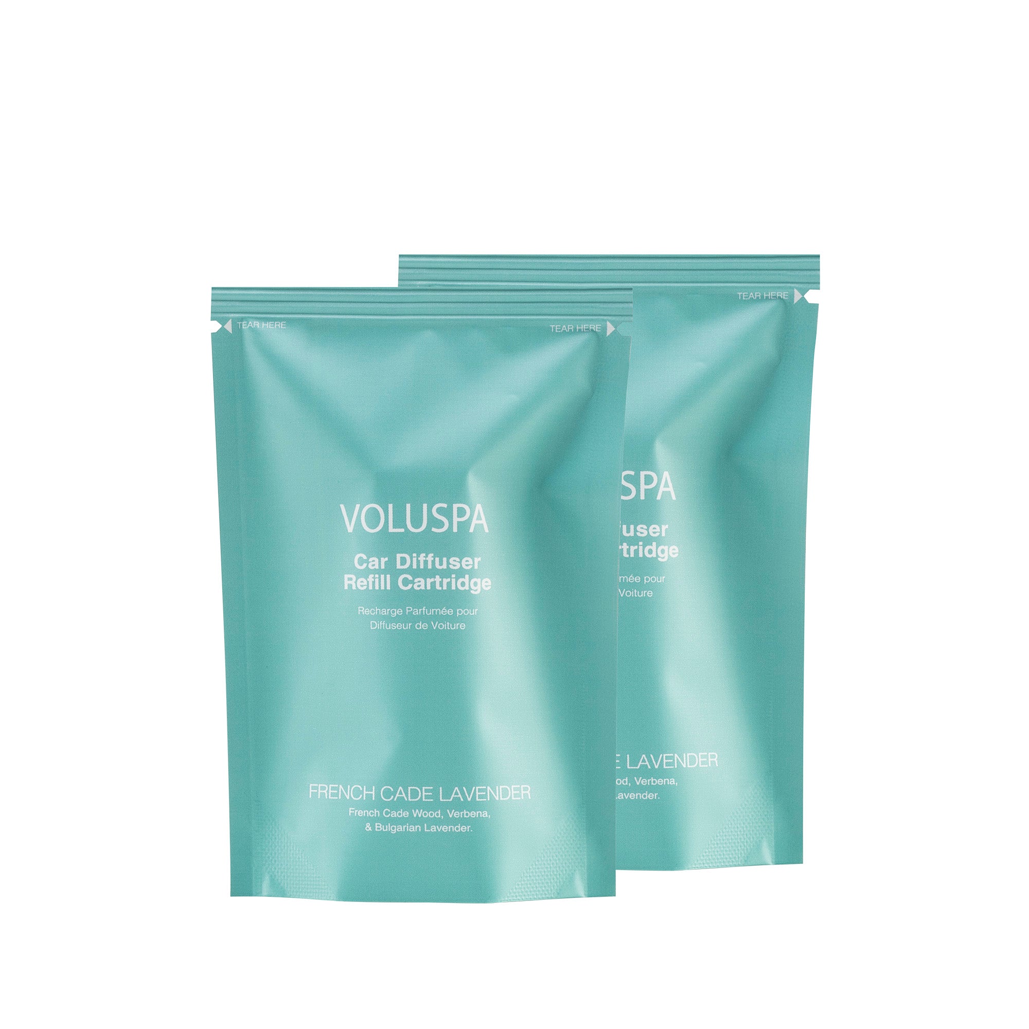 Voluspa - French Cade & Lavender Car Diffuser Twin Refills