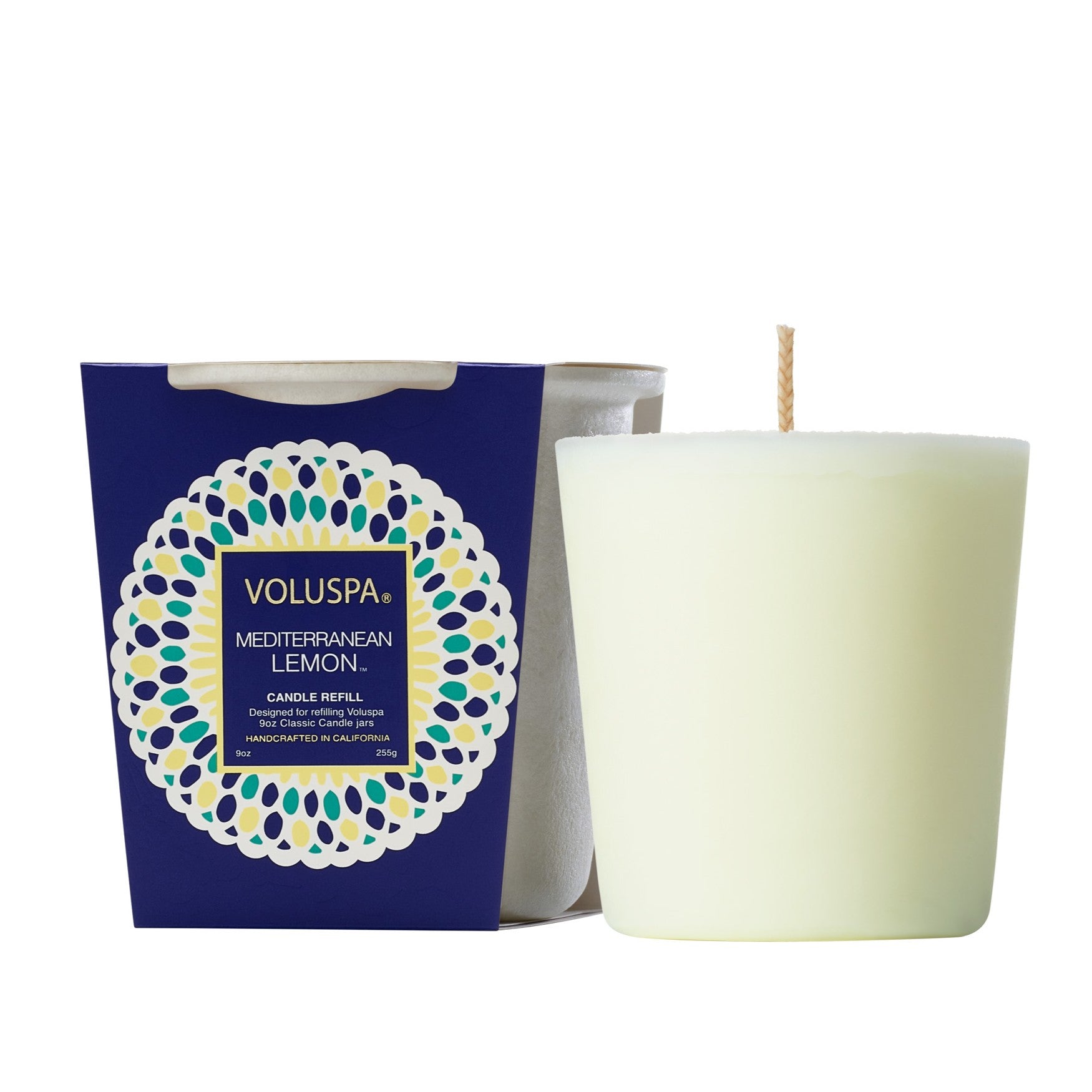 Voluspa - Mediterranean Lemon Classic Candle Refill