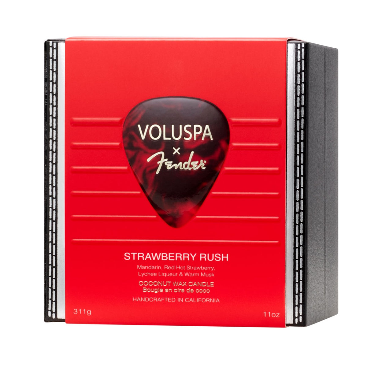 Voluspa - Fender Strawberry Rush Boxed Candle