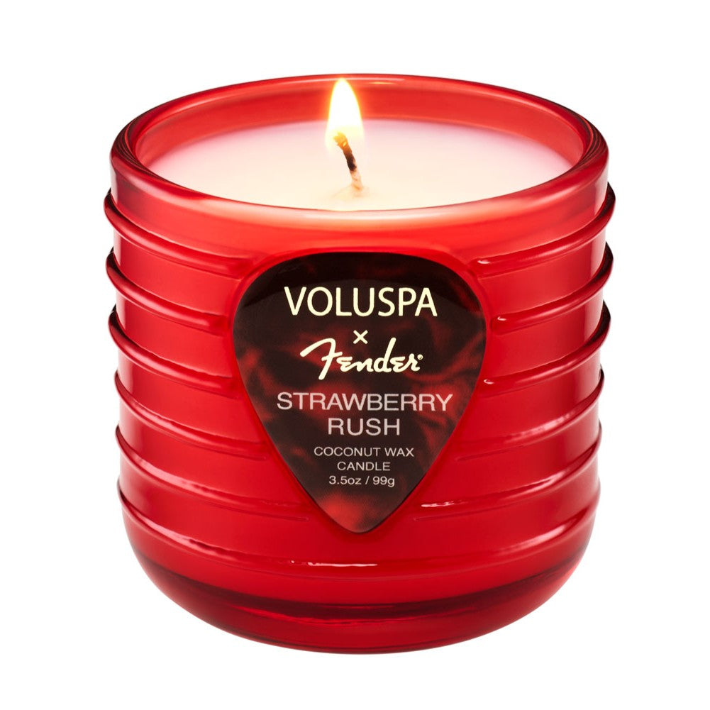 Voluspa - Fender Strawberry Rush Mini Boxed Candle