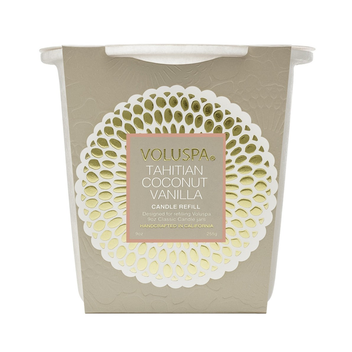 Voluspa - Tahitian Coconut Vanilla Classic Candle Refill