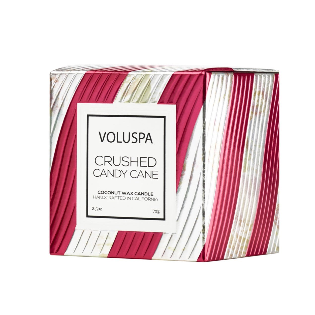 Voluspa - Crushed Candy Cane Pedestal Candle