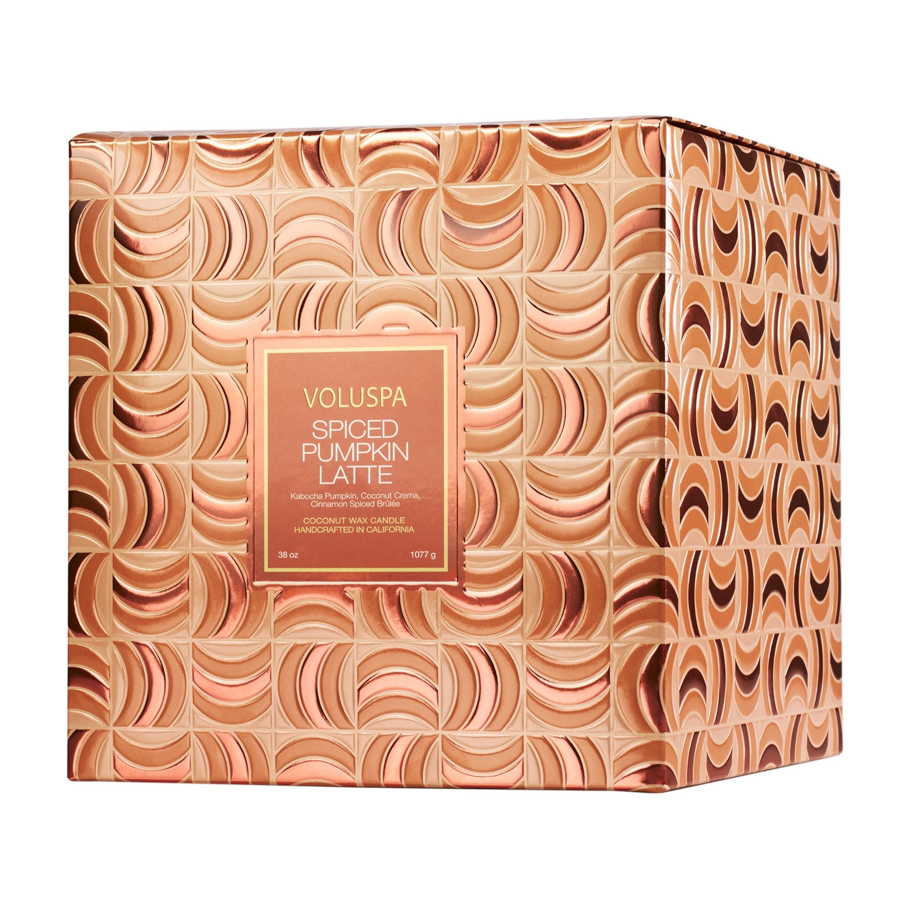 Voluspa - Spiced Pumpkin Latte 3 Wick Hearth Candle