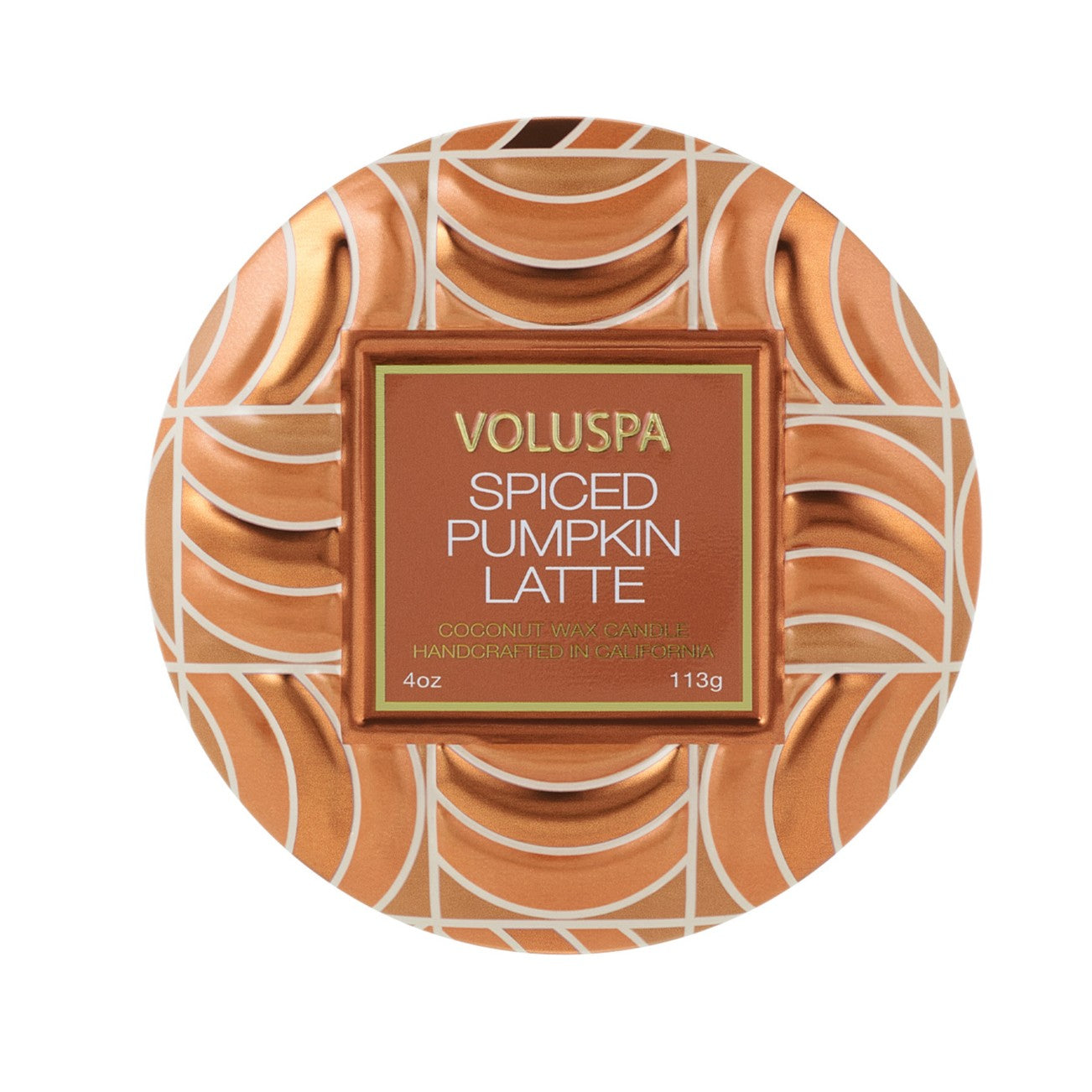 Voluspa - Spiced Pumpkin Latte Mini Tin Candle
