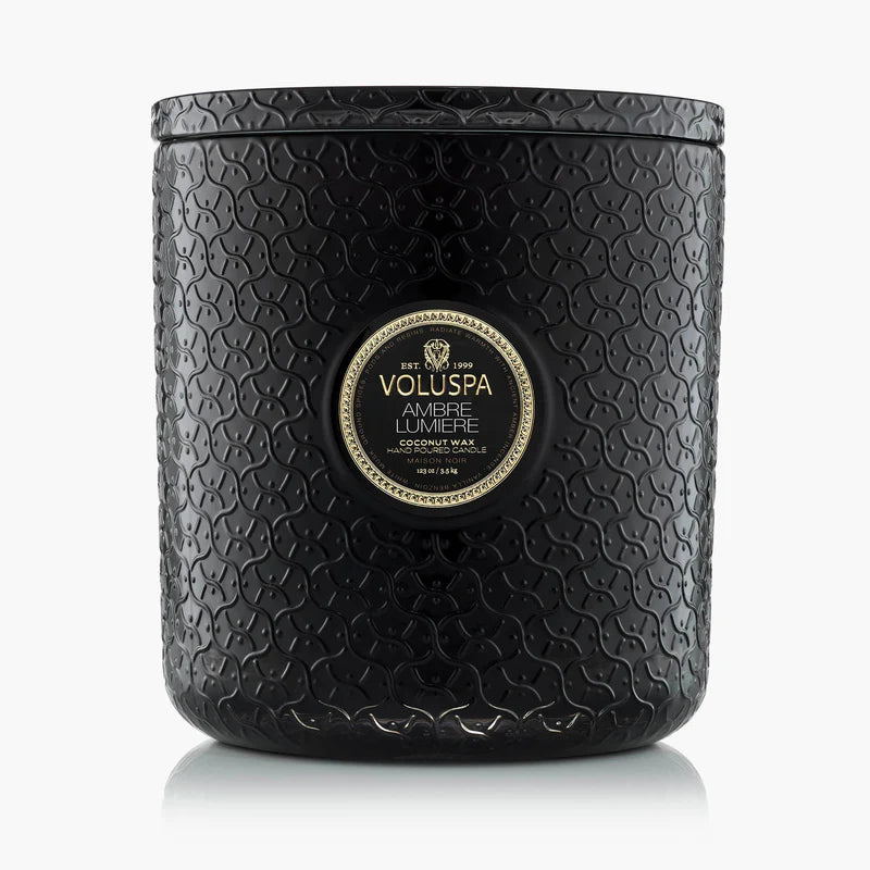 Voluspa - Ambre Lumiere 5 Wick Hearth Candle_{first_image}