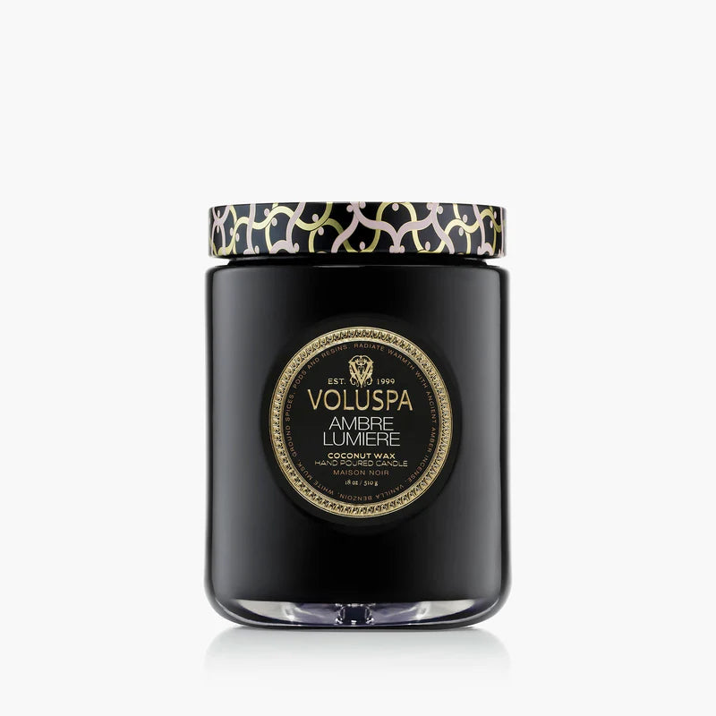 Voluspa - Ambre Lumiere Large Jar Candle_{first_image}