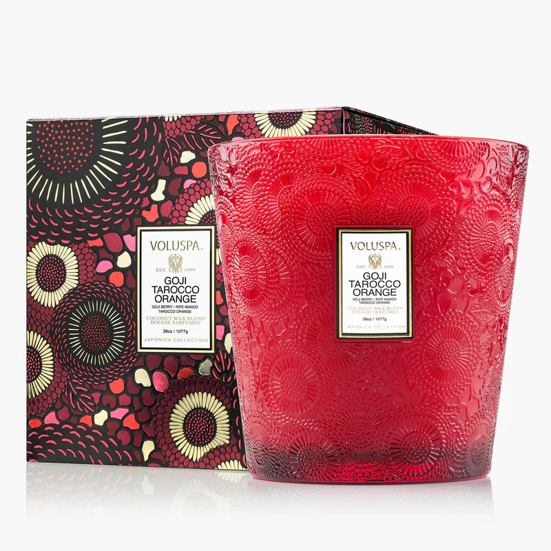 Voluspa - Goji Tarocco Orange 3 Wick Hearth Candle_{first_image} #large_image