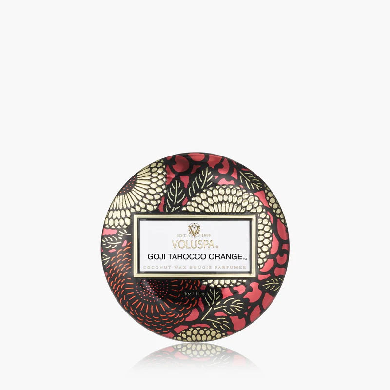 Voluspa - Goji Tarocco Orange Mini Tin Candle_{first_image}