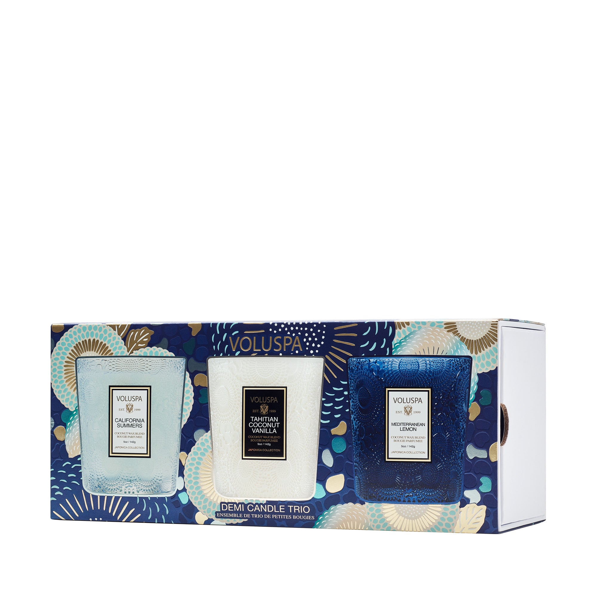 Voluspa - Coastal Getaway Demi Candle Trio Set