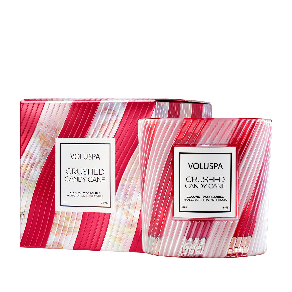 Voluspa - Crushed Candy Cane Classic Luxe Candle
