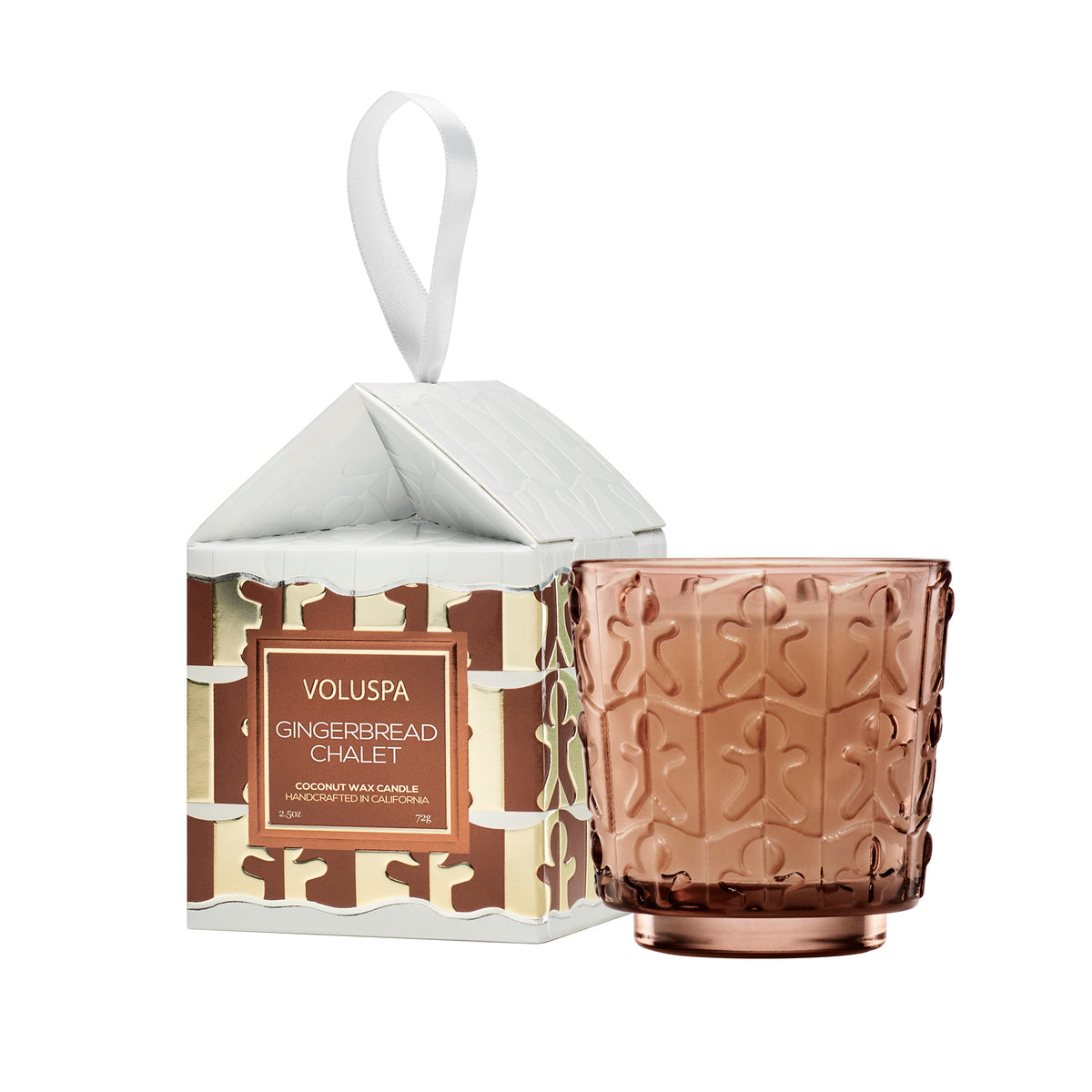 Voluspa - Gingerbread Chalet Pedestal Ornament Candle