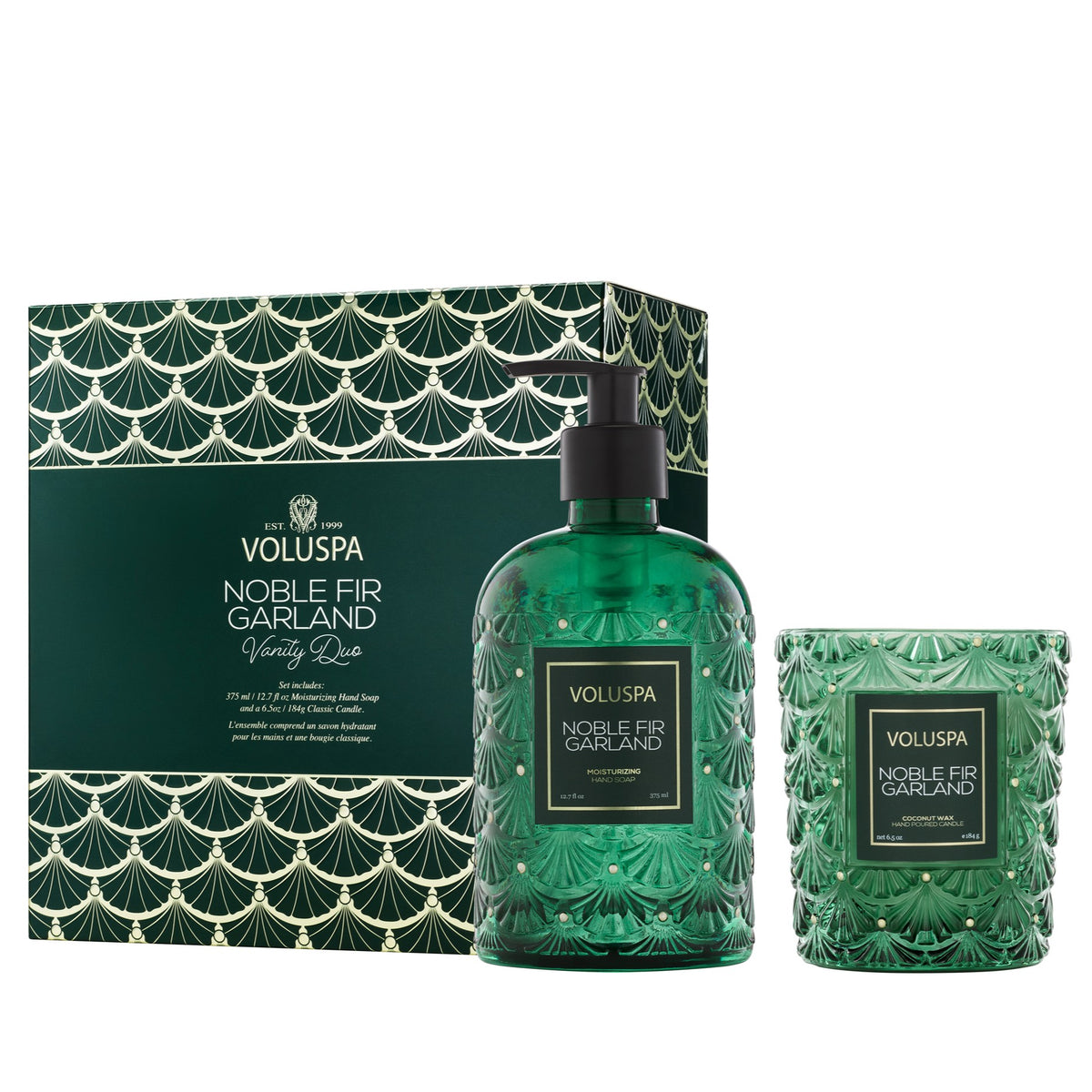 Voluspa - Noble Fir Garland Vanity Duo Gift Set