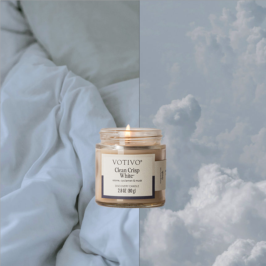 Votivo - Clean Crisp White Discovery Candle