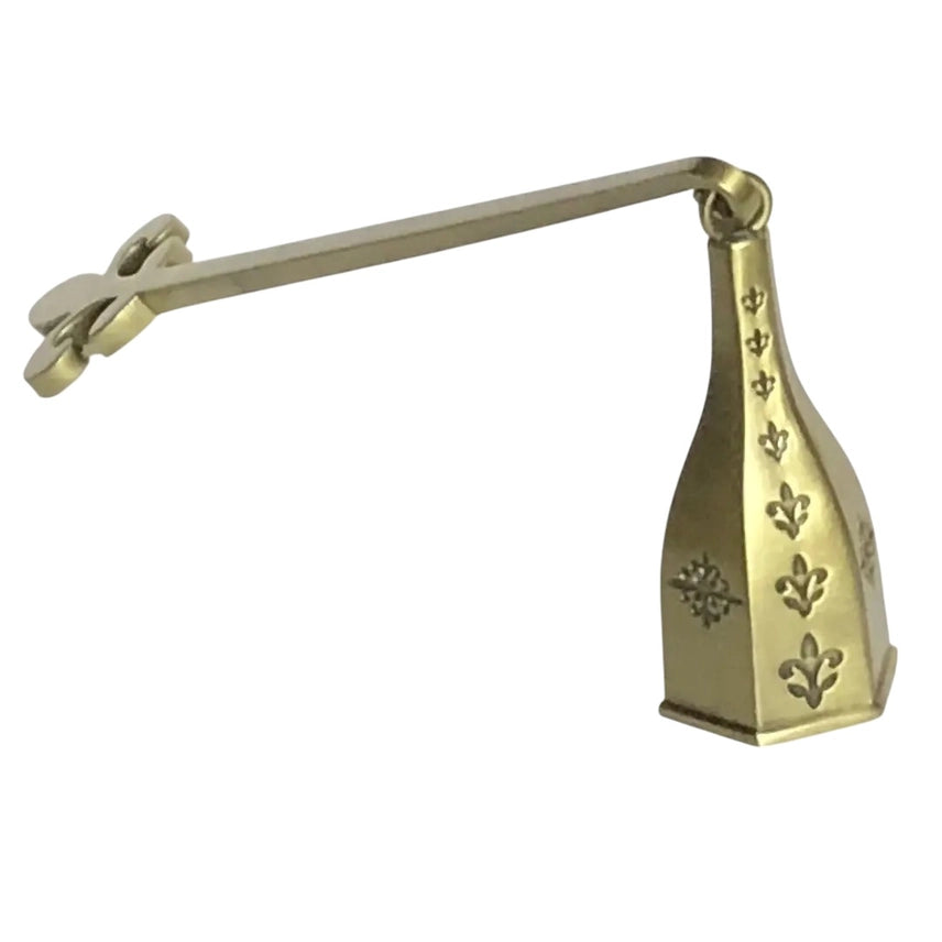 Wickman - Bell Snuffer Fleur de Lis Antique Brass