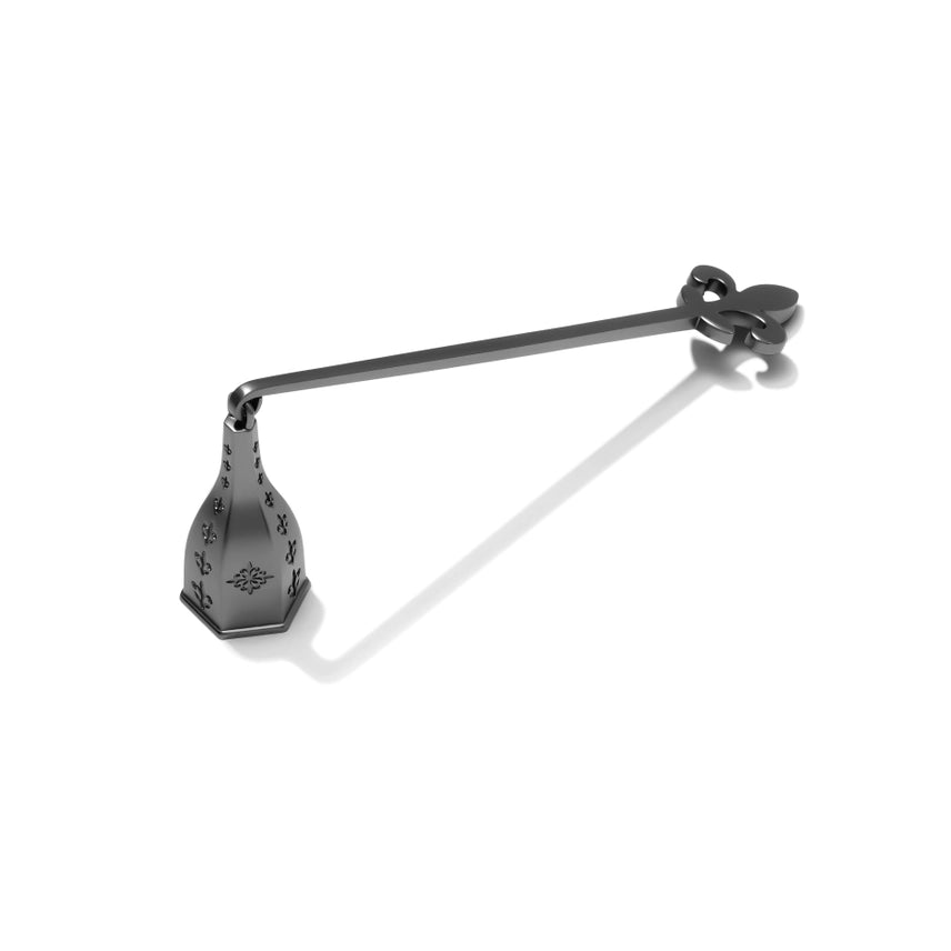 Wickman - Bell Snuffer Fleur de Lis Metallic Black