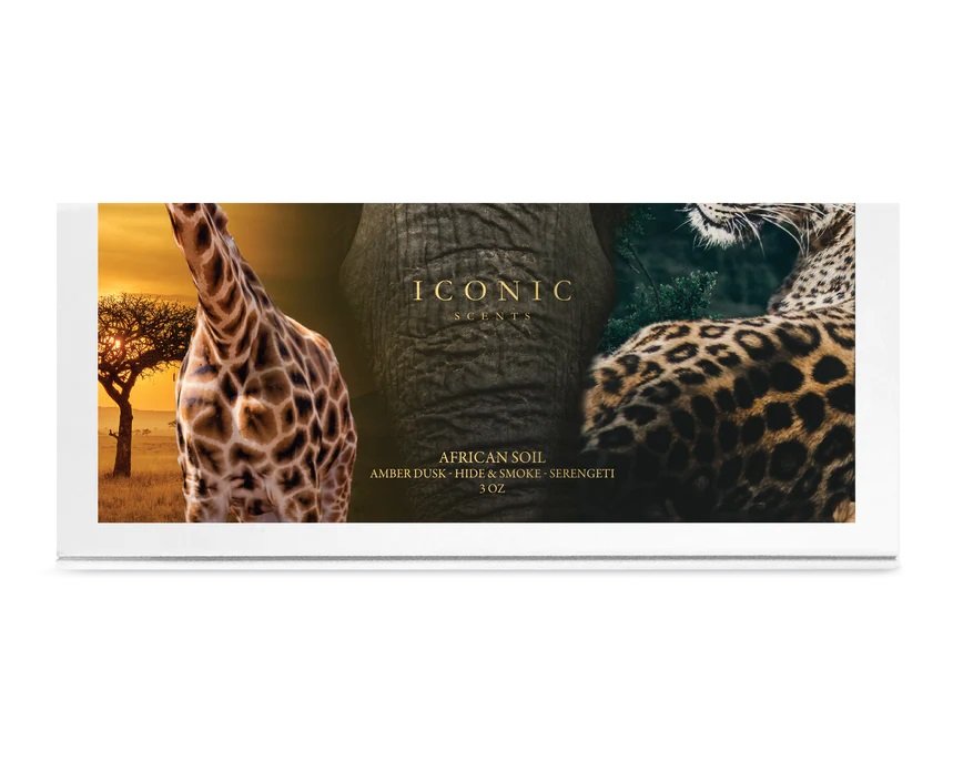 Iconic - African Soil 3 Mini Candle Set