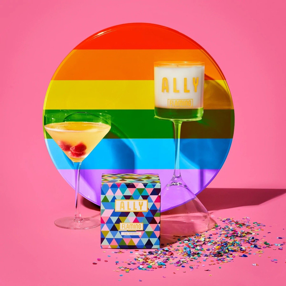 Flaming - Ally (Fig Martini) Candle