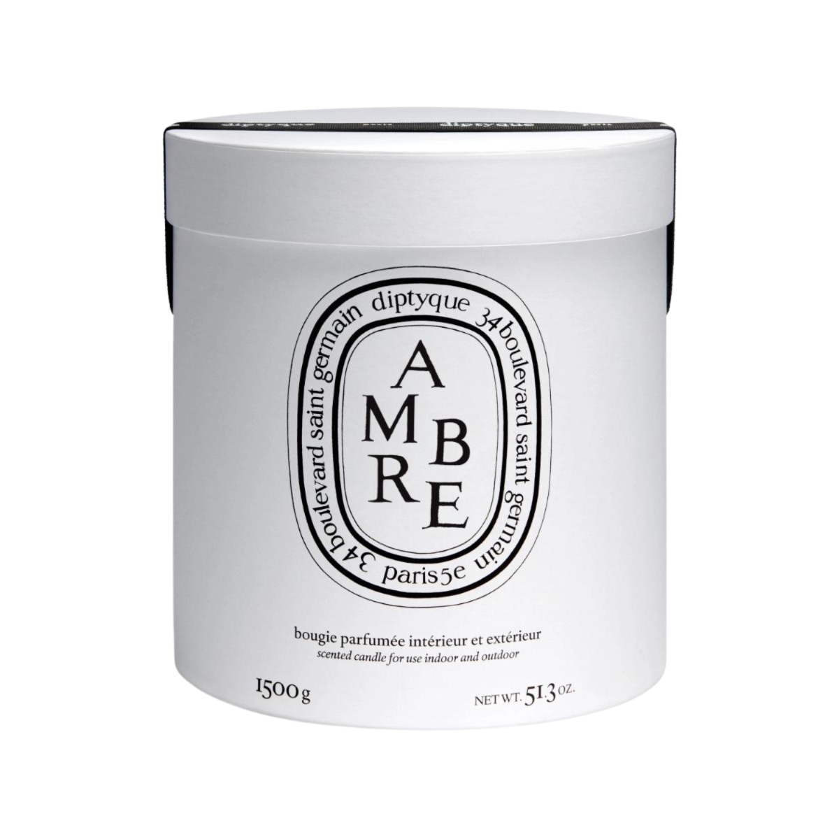 Diptyque - Ambre 5 Wick XL Candle 1500g (Amber)