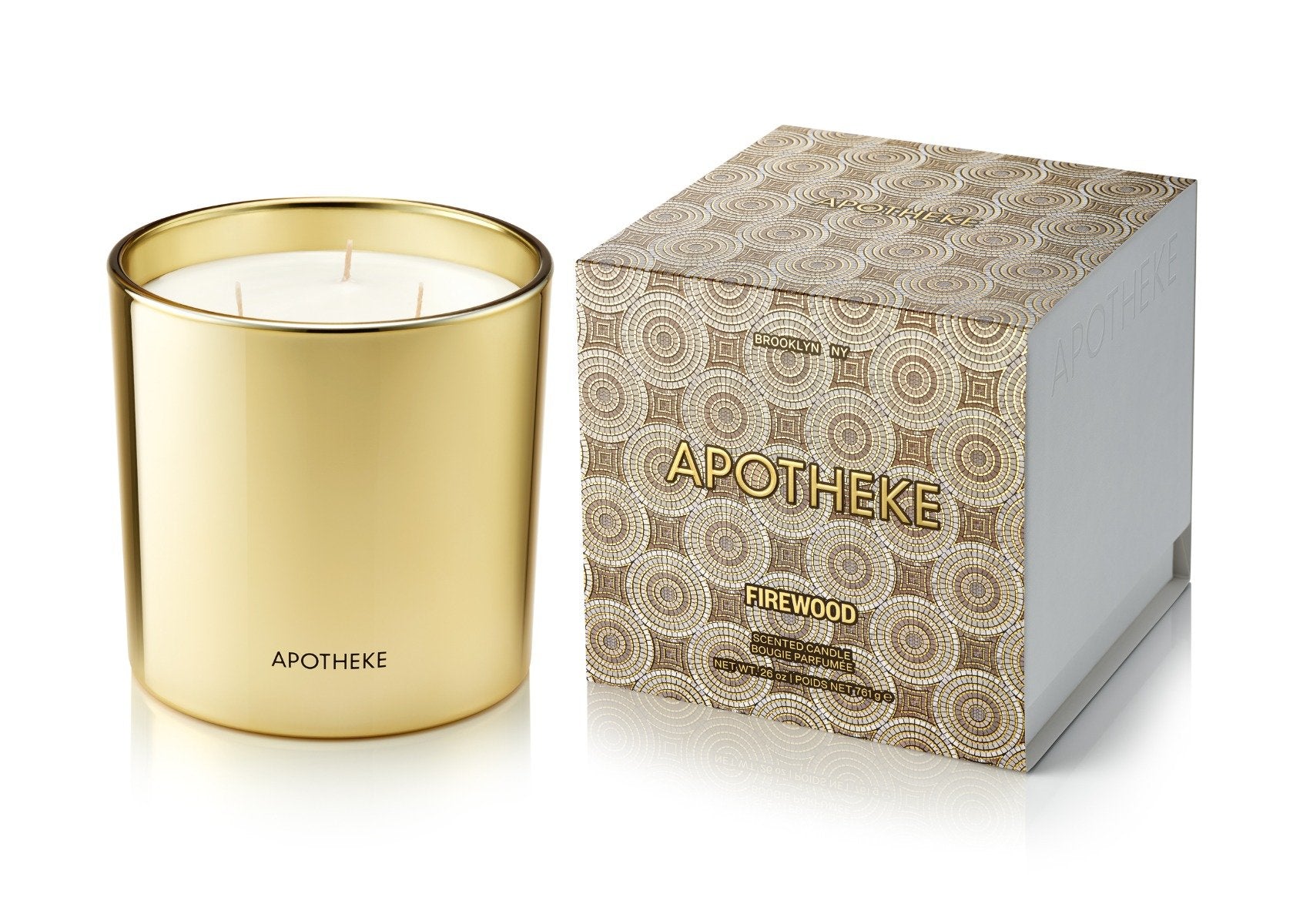 Apotheke - Firewood 3 Wick Candle