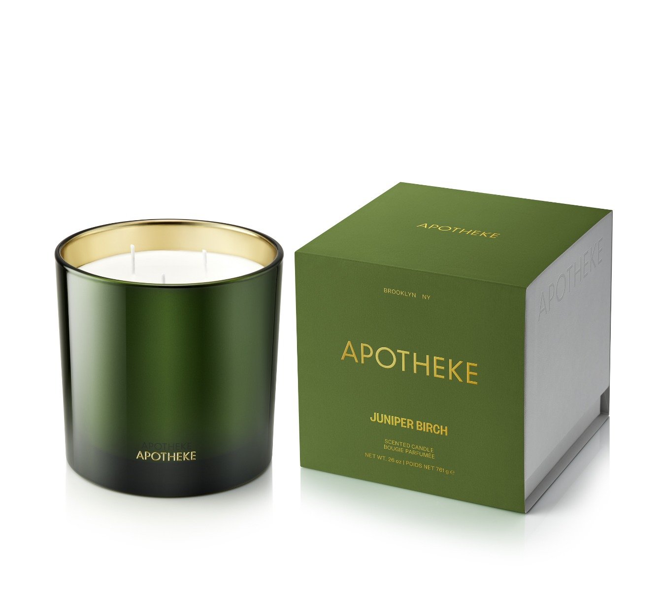 Apotheke - Juniper Birch 3 Wick Candle