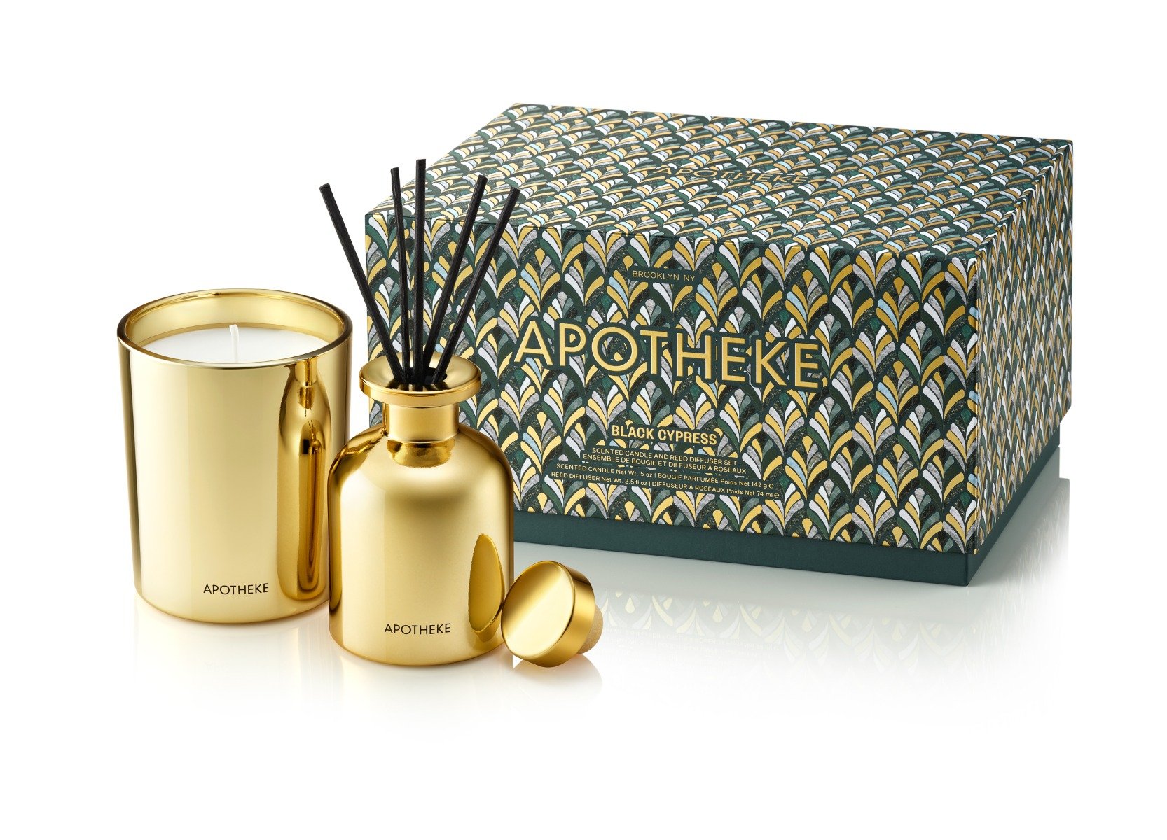 Apotheke - Black Cypress Mini Candle & Reed Diffuser Duo