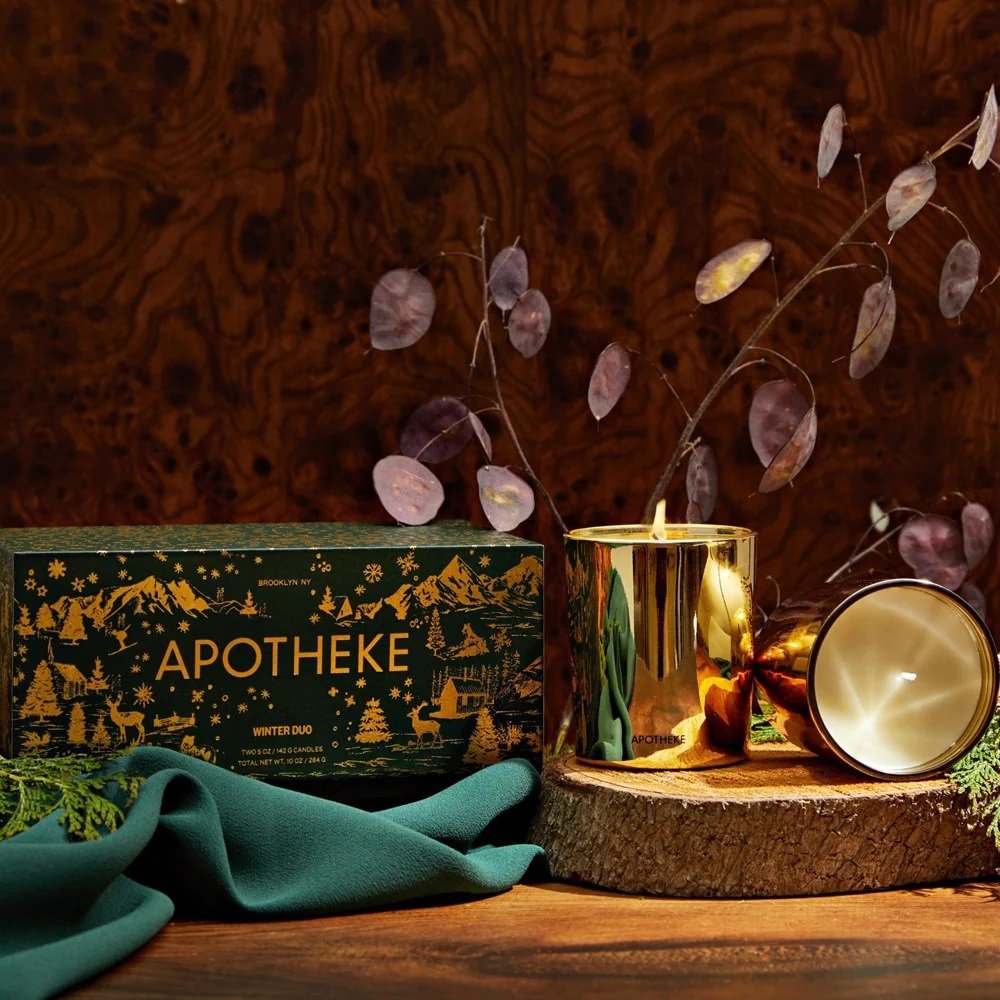 Apotheke - Winter Duo Mini Scented Candle Set