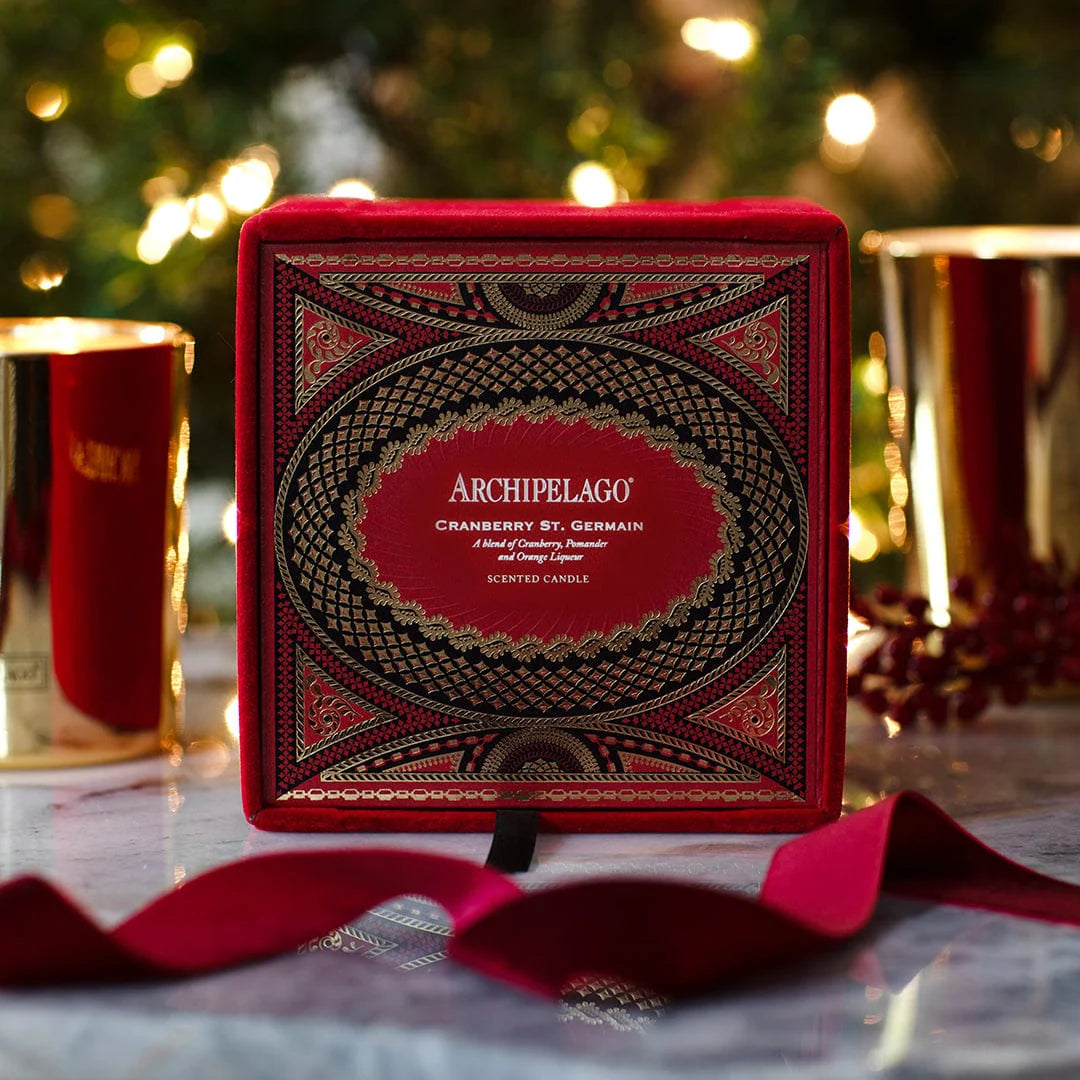 Archipelago - Cranberry St. Germain Mantel Candle