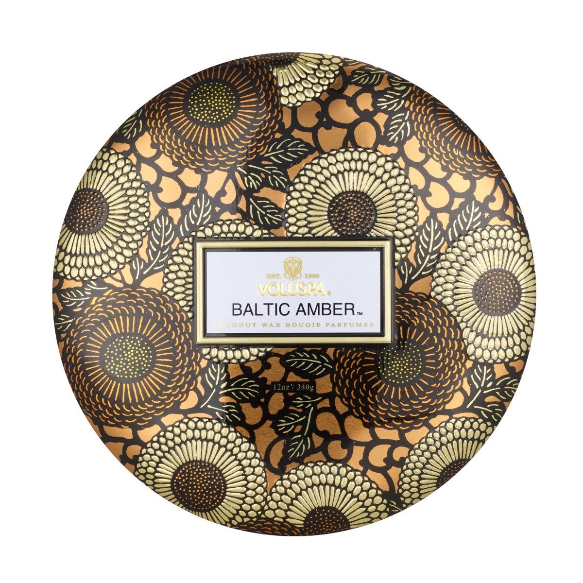 Voluspa - Baltic Amber 3 Wick Tin Candle