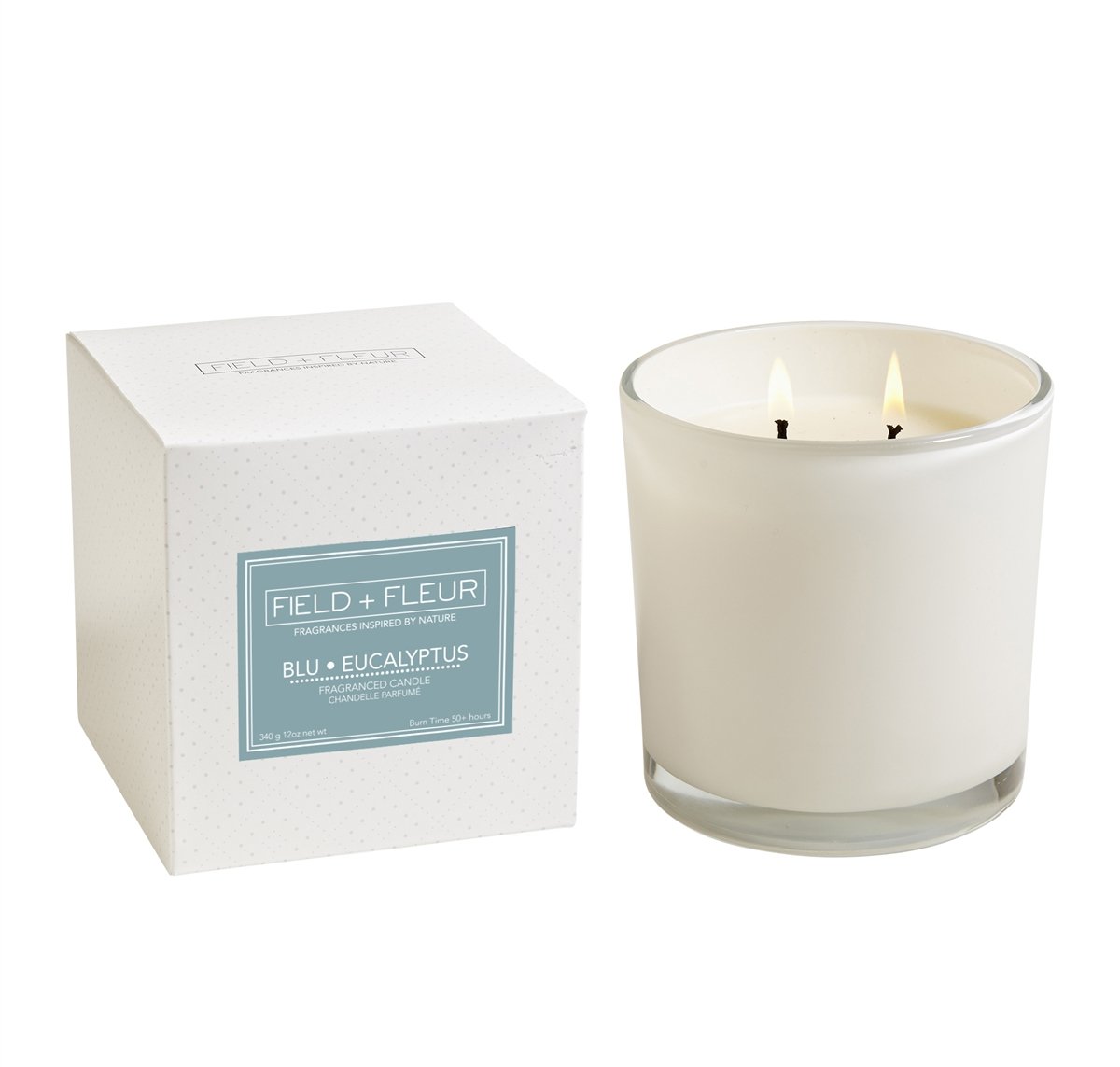 Field + Fleur - Blu Eucalyptus 2 Wick Candle